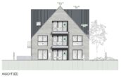 Neubau! Top Lage! Attraktive 2-Zimmer-Mietwohnung, Tiefgarage, Garten und Terrasse in Borken - Ansicht Süd