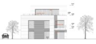 Neubau! Stadtnahe Obergeschoss-Wohnung mit Balkon, Tiefgarage und Aufzug in Borken_A2472 - Westansicht