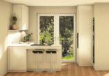 Neubau! Stadtnahe Obergeschoss-Wohnung mit Balkon, Tiefgarage und Aufzug in Borken_A2474 - Küche