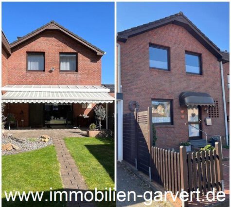 Erbbaurechtsgrundstück! Gepflegtes Reihenendhaus mit Carport in Borken, 46325 Borken, Reihenendhaus