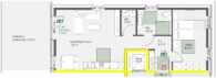 Top-Lage in Raesfeld - Neubau Penthouse im Staffelgeschoss mit Aufzug und Dachterrasse_A2393 - Grundriss Wohnung 7