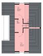 Neubau! KFW 40! Moderne Maisonette-Wohnung mit Balkon, im 4-Familienhaus, Borken-Weseke_A2511 - Grundriss Spitzboden
