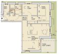 Neubau! Stadtnahe Erdgeschoss-Wohnung mit sehr großem Garten, Terrasse und Tiefgarage in Borken_A2469 - Grundriss Wohnung 5