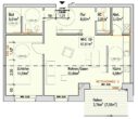 Neubau! Stadtnahe Obergeschoss-Wohnung mit Balkon, Tiefgarage und Aufzug in Borken_A2473 - Grundriss Wohnung 9