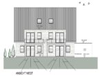 KFW 40! Neubau Maisonette-Wohnung in einem 4-Parteien-Haus! Zentrale Lage von Gescher! - Ansicht West