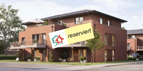 Neubau! KFW 55! Moderne Penthouse-Wohnung mit Dachterrasse im 8-Familienhaus in Südlohn, 46354 Südlohn, Wohnung