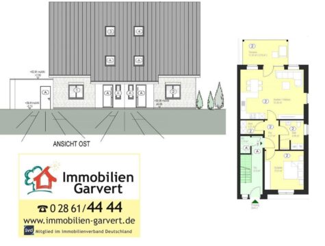 Neubau attraktiver Eigentumswohnungen in einem Doppelhaus in Gescher!, 48712 Gescher, Wohnung