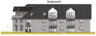 Neubau! Erdgeschoss-Wohnung mit Terrasse, Garten, Tiefgarage und Aufzug in Rhade_A2521 - Südansicht
