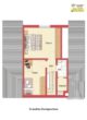 Maisonette! 3 Zimmer-Wohnung im 2. Ober-/Dachgeschoss mit Loggia und Garage, zentrumsnah in Borken - Grundriss Dachgeschoss