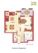 Maisonette! 3 Zimmer-Wohnung im 2. Ober-/Dachgeschoss mit Loggia und Garage, zentrumsnah in Borken - Grundriss 2. Obergeschoss