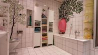 Maisonette! 3 Zimmer-Wohnung im 2. Ober-/Dachgeschoss mit Loggia und Garage, zentrumsnah in Borken - OG Bad