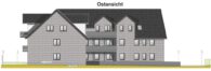 Neubau! Erdgeschoss-Wohnung mit Terrasse, Garten, Tiefgarage und Aufzug in Rhade_A2523 - Ostansicht
