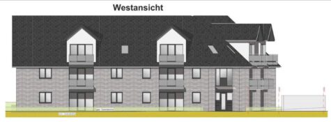 Neubau! Erdgeschoss-Wohnung mit Terrasse, Garten, Tiefgarage und Aufzug in Rhade_A2523, 46286 Dorsten, Wohnung