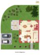 Neubau bereit für den Einzug! Doppelhaushälfte mit Garten und Stellplatz, ruhige Lage in Oeding - Grundriss Erdgeschoss