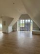 Vermietung - Helle 2-Zimmer-Dachgeschoss-Wohnung mit Garten in Borken-Marbeck (Außenbereich) - Wohnzimmer