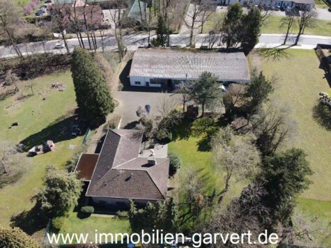 Wohnen und Arbeiten! Großzügiges Einfamilienhaus mit Gartenanlage und Gewerbegebäude in Borken, 46325 Borken, Haus
