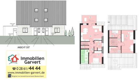 Neubau attraktiver Eigentumswohnungen in einem Doppelhaus in Gescher!, 48712 Gescher, Wohnung
