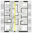 Neubau! Moderne Maisonette-Wohnung mit Balkon, im 4-Familienhaus, Borken-Gemen - Grundriss Dachgeschoss
