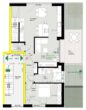 Neubau! Moderne Maisonette-Wohnung mit Balkon, im 4-Familienhaus, Borken-Gemen - Grundriss Wohnung 4 OG