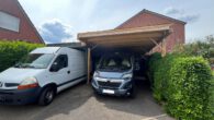 Zweifamilienhaus mit Doppel-Carport, Garage und Garten in Borken-Burlo - Erbbaurechtsgrundstück - Carports