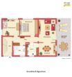 Zweifamilienhaus mit Doppel-Carport, Garage und Garten in Borken-Burlo - Erbbaurechtsgrundstück - Grundriss Erdgeschoss