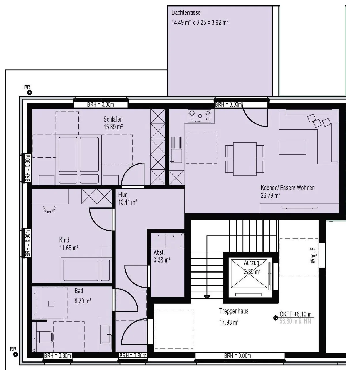 Grundriss Wohnung 7