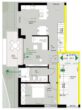 Neubau! Moderne Maisonette-Wohnung mit Balkon, im 4-Familienhaus, Borken-Gemen - Grundriss Wohnung 3 OG