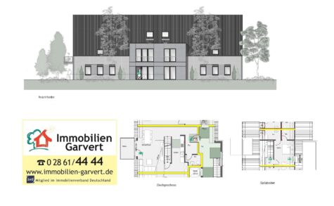 Neubau attraktiver Eigentumswohnungen in bester Wohnlage von Borken – Wohnung Nr. 5, Dachgeschoss, Spitzboden, 46325 Borken, Wohnung